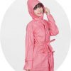 Áo mưa thời trang Hàn Quốc hồng chấm bi