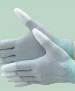 Găng tay chống tĩnh điện phủ ngón màu xám