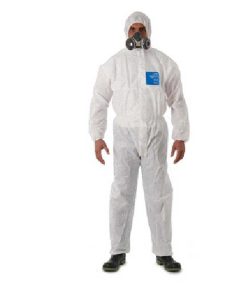 Quần áo chống hóa chất Hàn Quốc TYVEK màu trắng