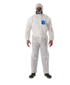 Quần áo chống hóa chất Hàn Quốc TYVEK màu trắng