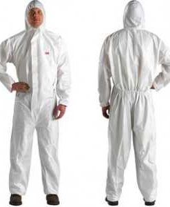 Quần áo chống hóa chất Hàn Quốc TYVEK màu trắng