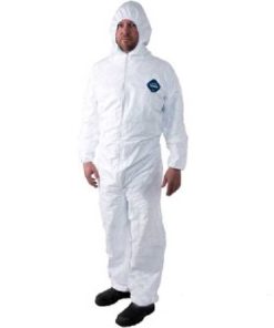 Quần áo chống hóa chất Hàn Quốc TYVEK màu trắng