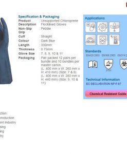 Găng tay sumitech chống axit mạnh NP-F 07