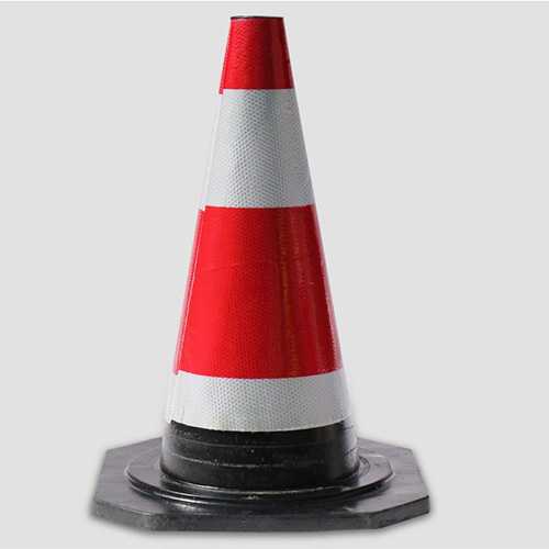 Cọc tiêu cao su Đỏ Trắng Đen