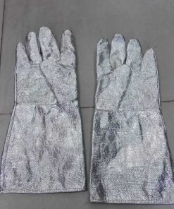 Găng tay chịu nhiệt trắng bạc