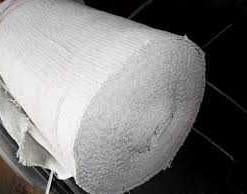 Vải sợi thủy tinh màu trắng bạc chống cháy