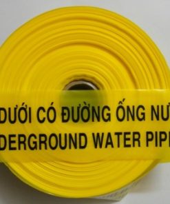 Băng cảnh báo bên dưới có đường ống nước