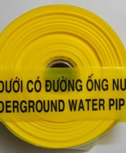 Băng cảnh báo bên dưới có đường ống nước