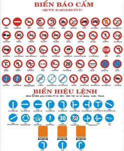 Biển cảnh báo, biển giao thông các loại
