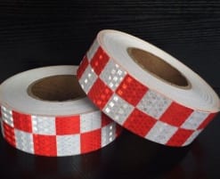 Đề can PQ sọc caro Đỏ trắng