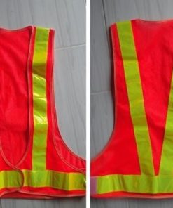 Áo phản quang chữ A màu đỏ