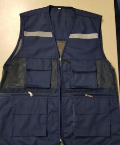 Áo bảo hộ Gile túi khóa , túi hộp ( màu tím than )