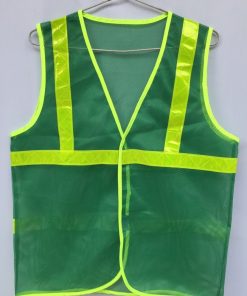 Áo lưới phản quang màu xanh lá cây