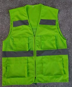 Áo bảo hộ Gile màu xanh chuối - Ảnh 2