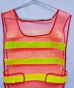 áo lưới phản quang  rẻ - màu đỏ