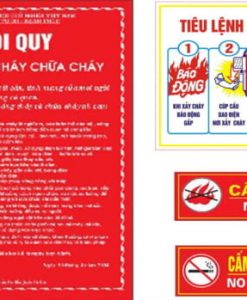 Bộ nội quy tiêu lệnh phòng cháy chữa cháy