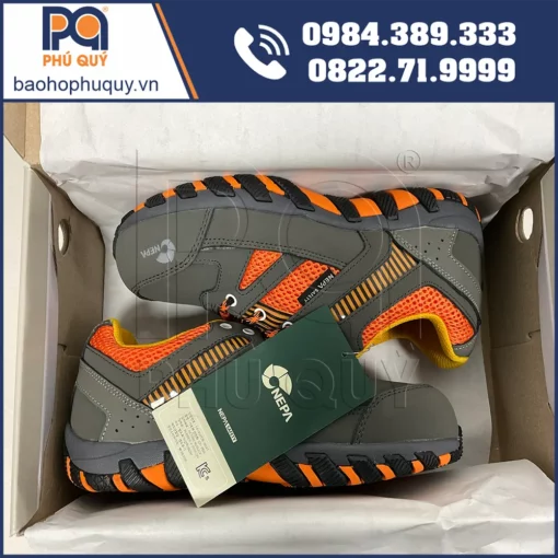 Giày bảo hộ Nepa 204 màu cam - Bảo vệ tối đa, phong cách thể thao
